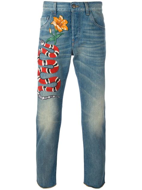 gucci jeans slim|designer jeans for guys gucci.